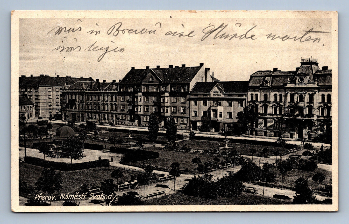 Pohlednice PŘEROV NÁMĚSTÍ SVOBODY (ST110)