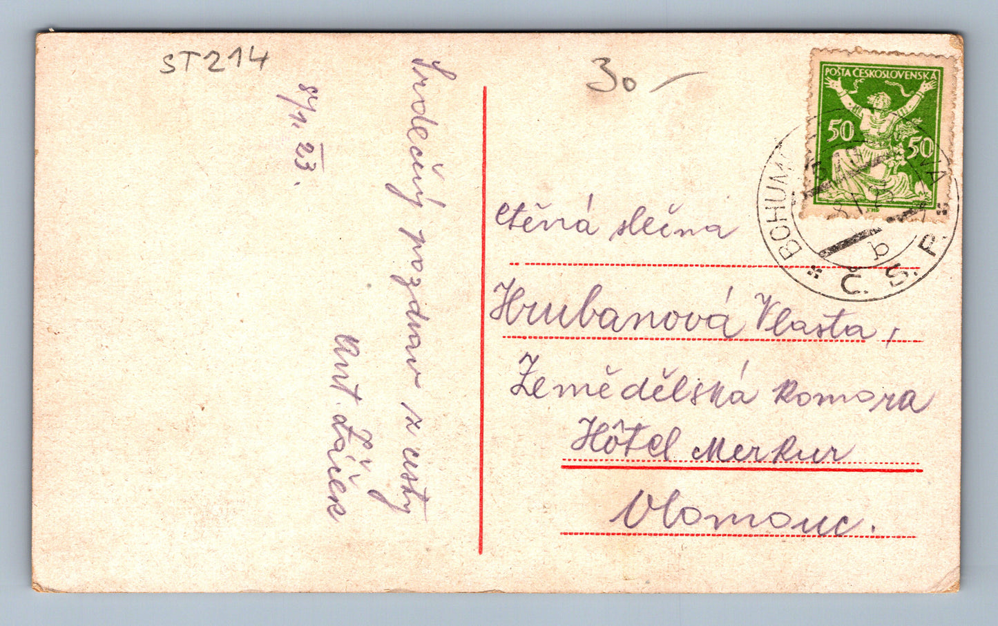 Pohlednice LIPNÍK (ST214)
