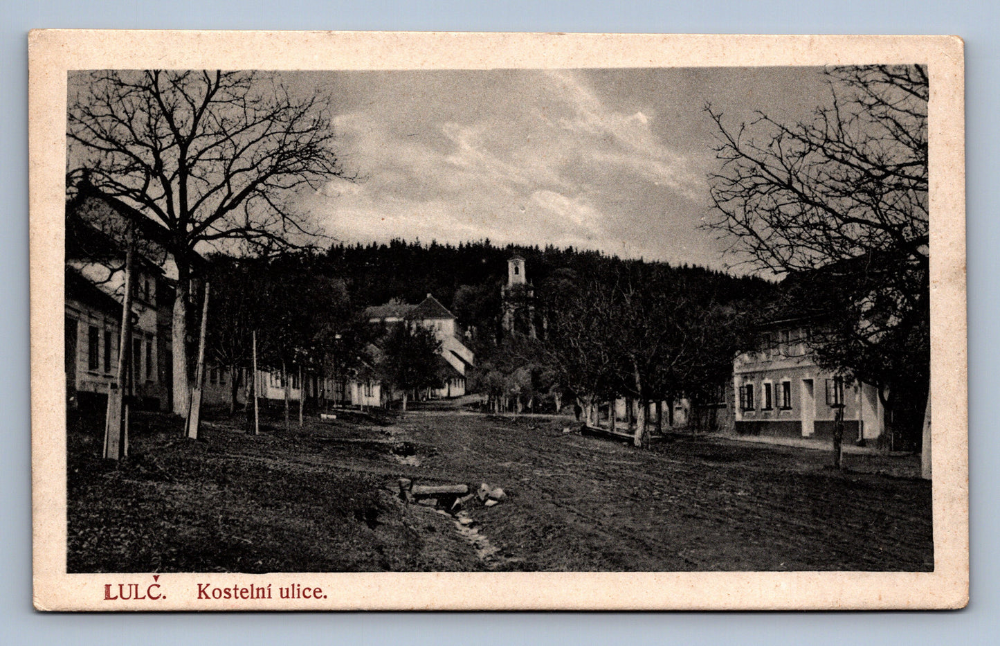 Pohlednice LUČ KOSTELNÍ ULICE (ST219)