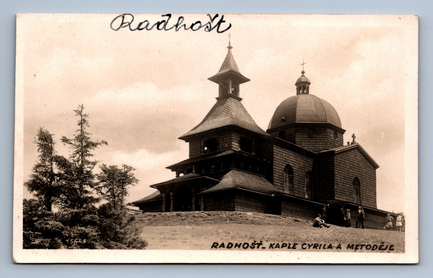 Pohlednice RADHOŠŤ KAPLE CYRILA A METODĚJE (ST240)