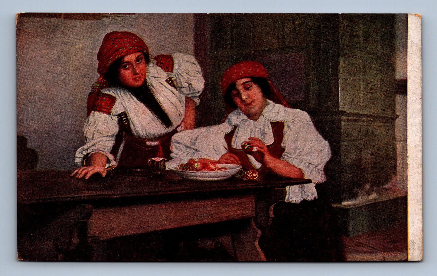 Pohlednice VELIKONOČNÍ POZDRAV FR. KLIMEŠ (ST300)