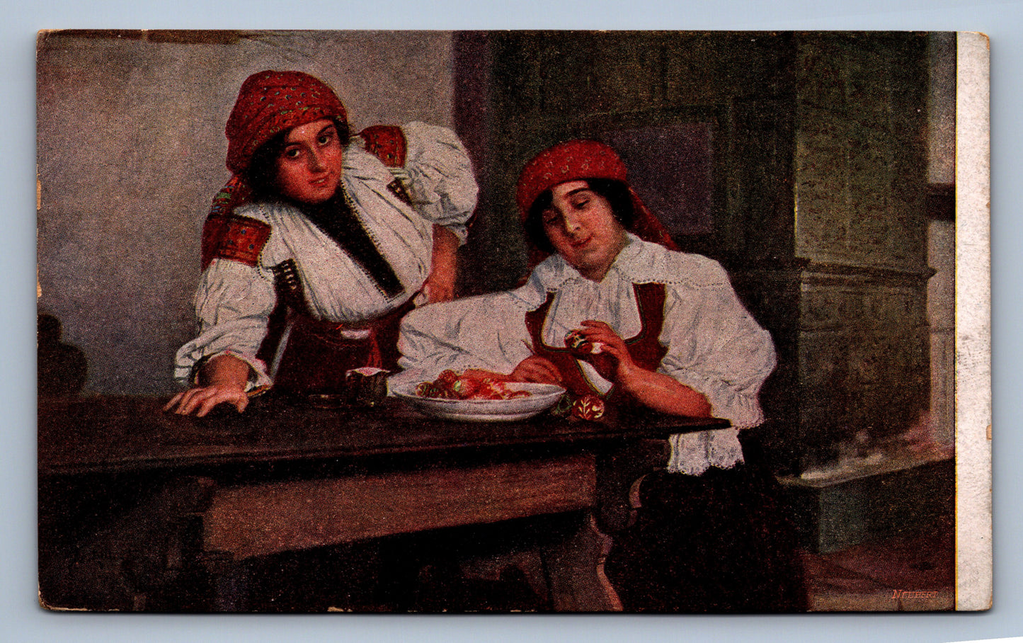 Pohlednice VELIKONOČNÍ POZDRAV FR. KLIMEŠ (ST301)
