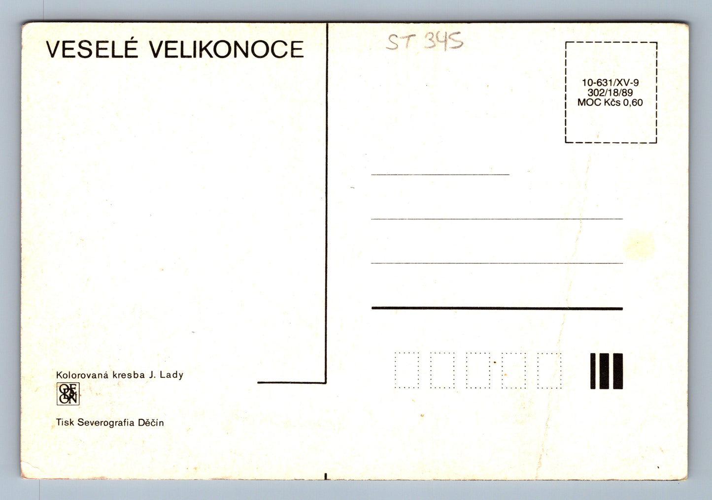 Pohlednice VESELÉ VELIKOOCE JOSEF LADA 38 (ST345)