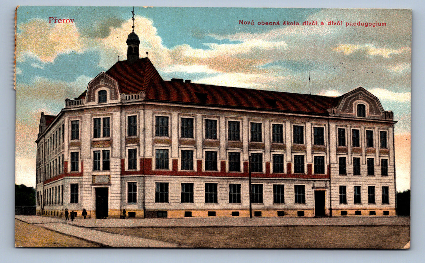 Pohlednice PŘEROV NOVÁ OBECNÁ ŠKOLA DIVČÍ A DIVČÍ PAEDAGOGIUM (ST366)