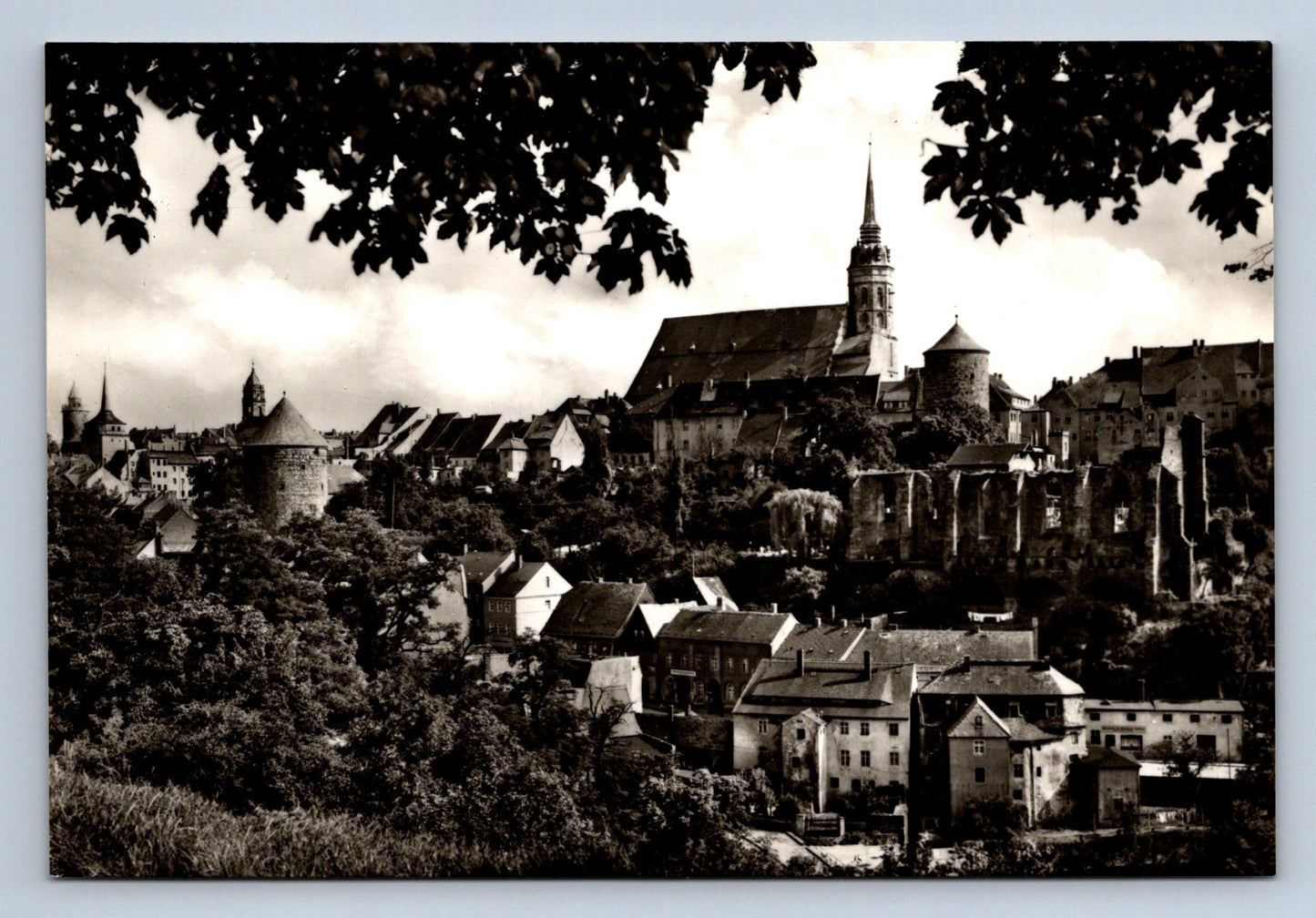 Pohlednice Bautzen mit Dom und Nicolairuine (P325)