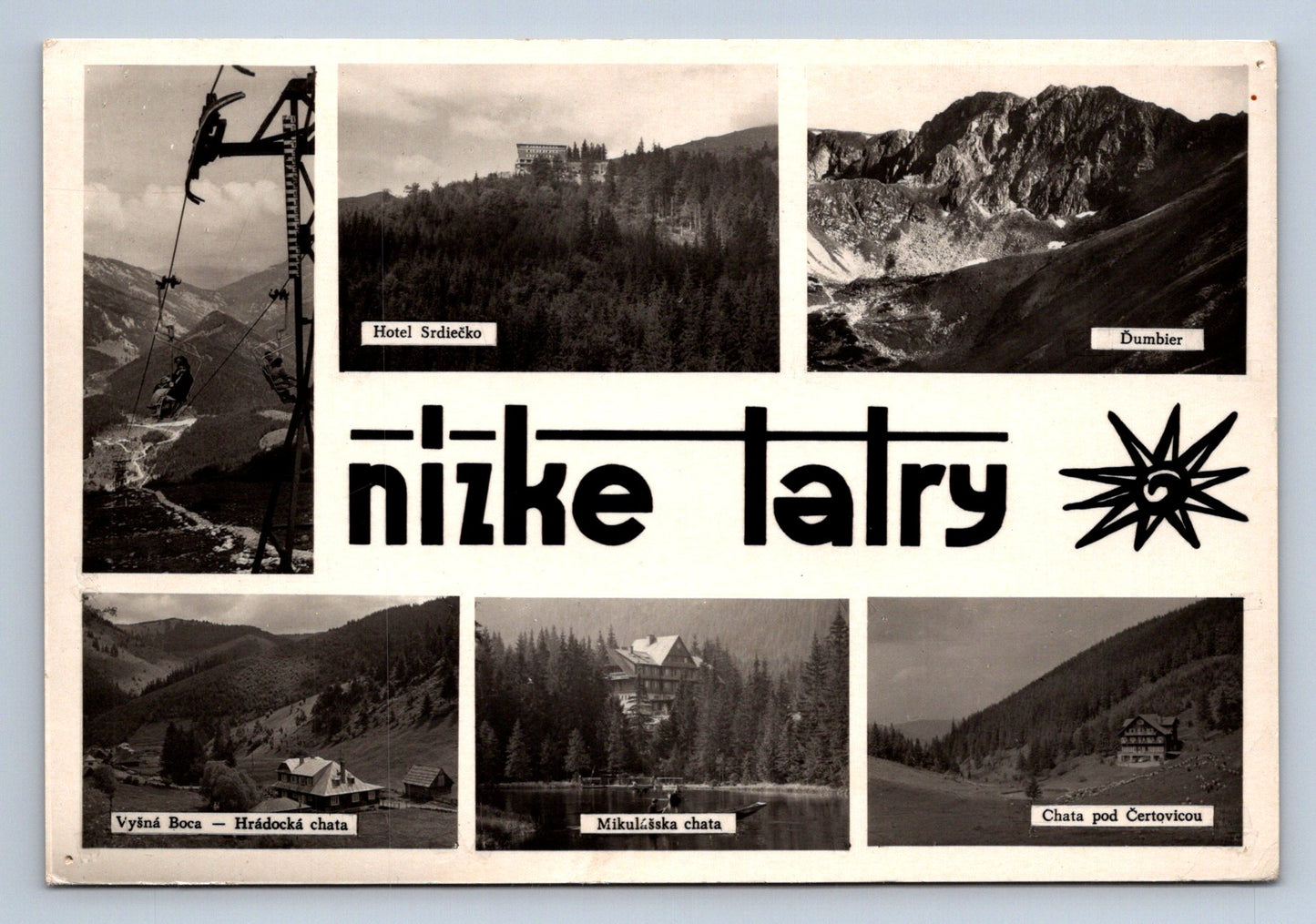 Pohlednice NÍTKÉ TATRY - KOLÁŽ (P405)