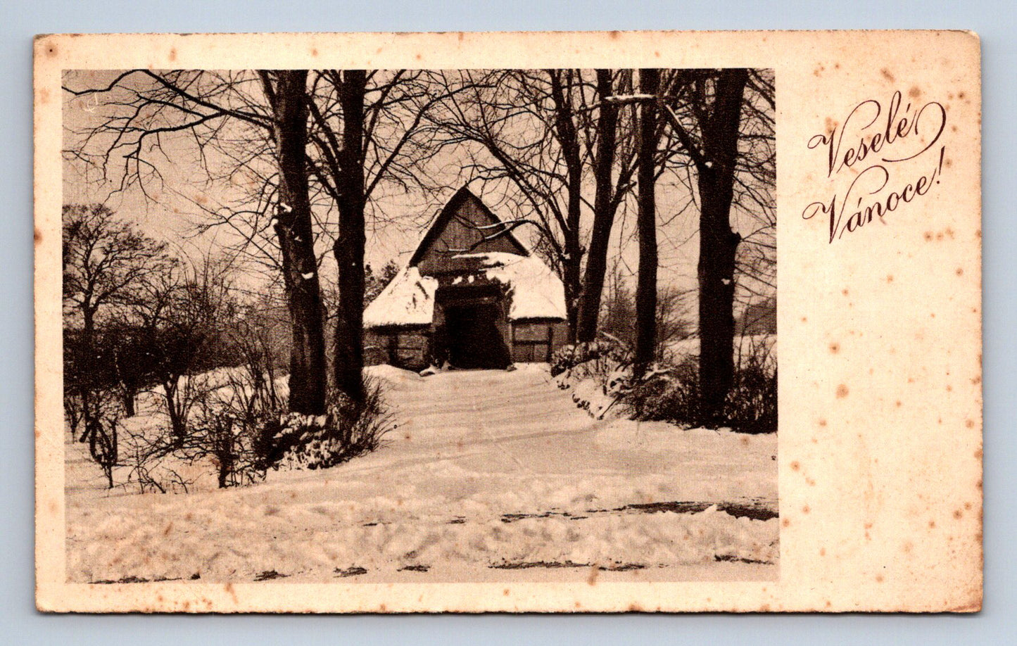 Pohlednice Veselé Vánoce (P600)