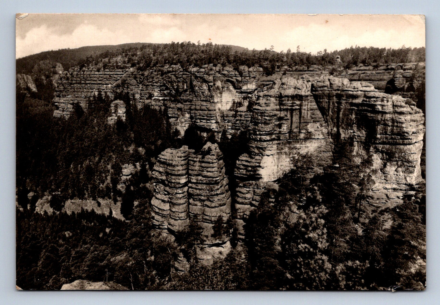 Pohlednice ČESKÉ ŠVÝCARSKO - Vřídelní stěny (P673)