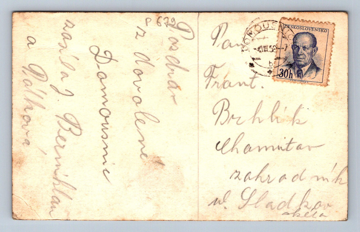 Pohlednice Domousnice (P679)