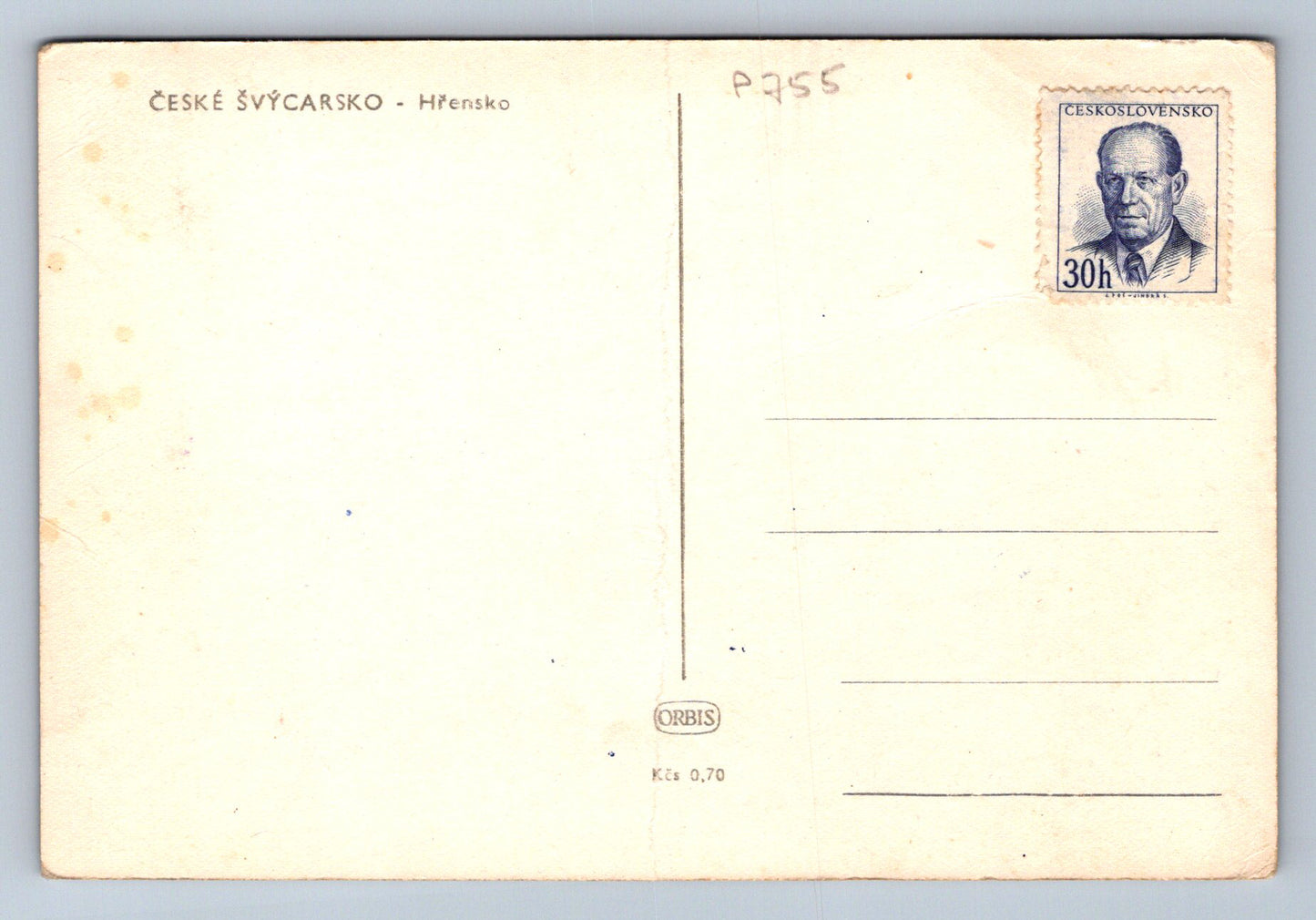 Pohlednice ČESKÉ ŠVÝCARSKO - Hřensko (P755)