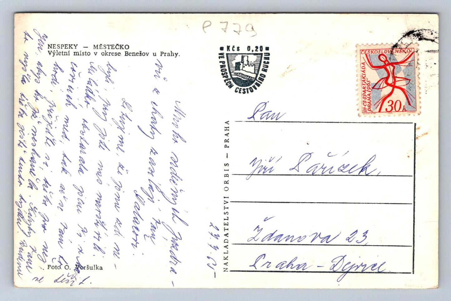 Pohlednice NESPEKY - MĚSTEČKO (P779)