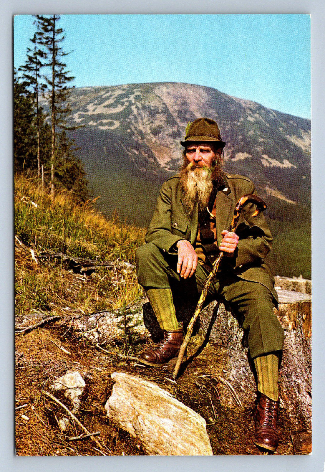 Pohlednice KRKONOŠE - KRAKONOŠ - vládce hor (P833)