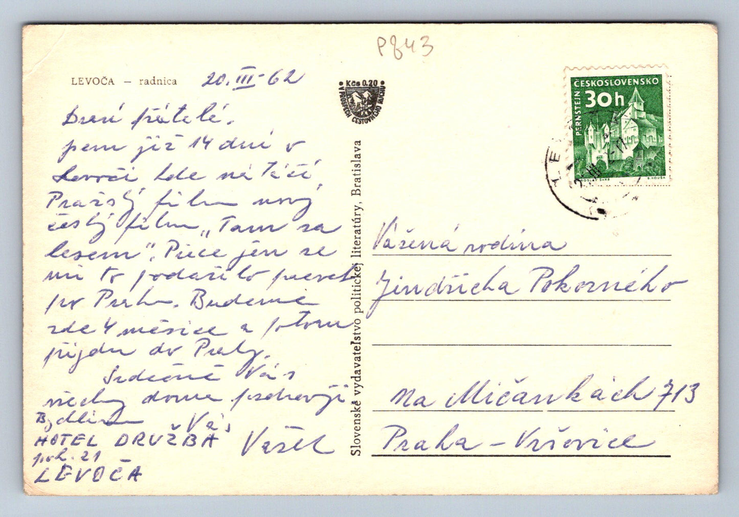 Pohlednice LEVOČA - radnica (P843)