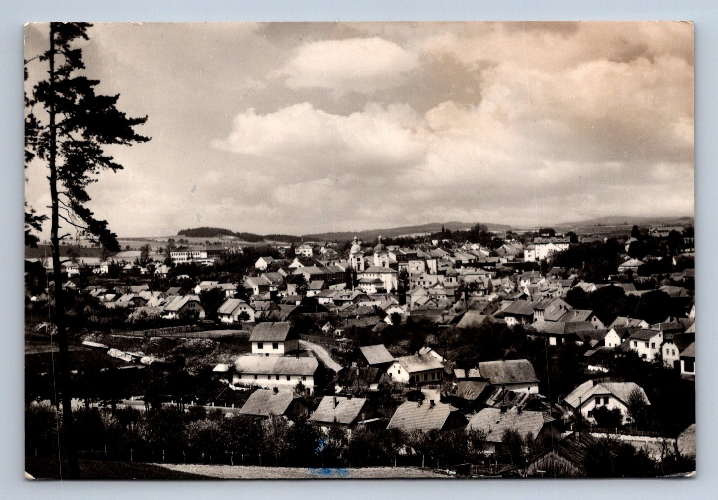 Pohlednice BYSTŘICE nad Pernštejnem - celkový pohled (P942)