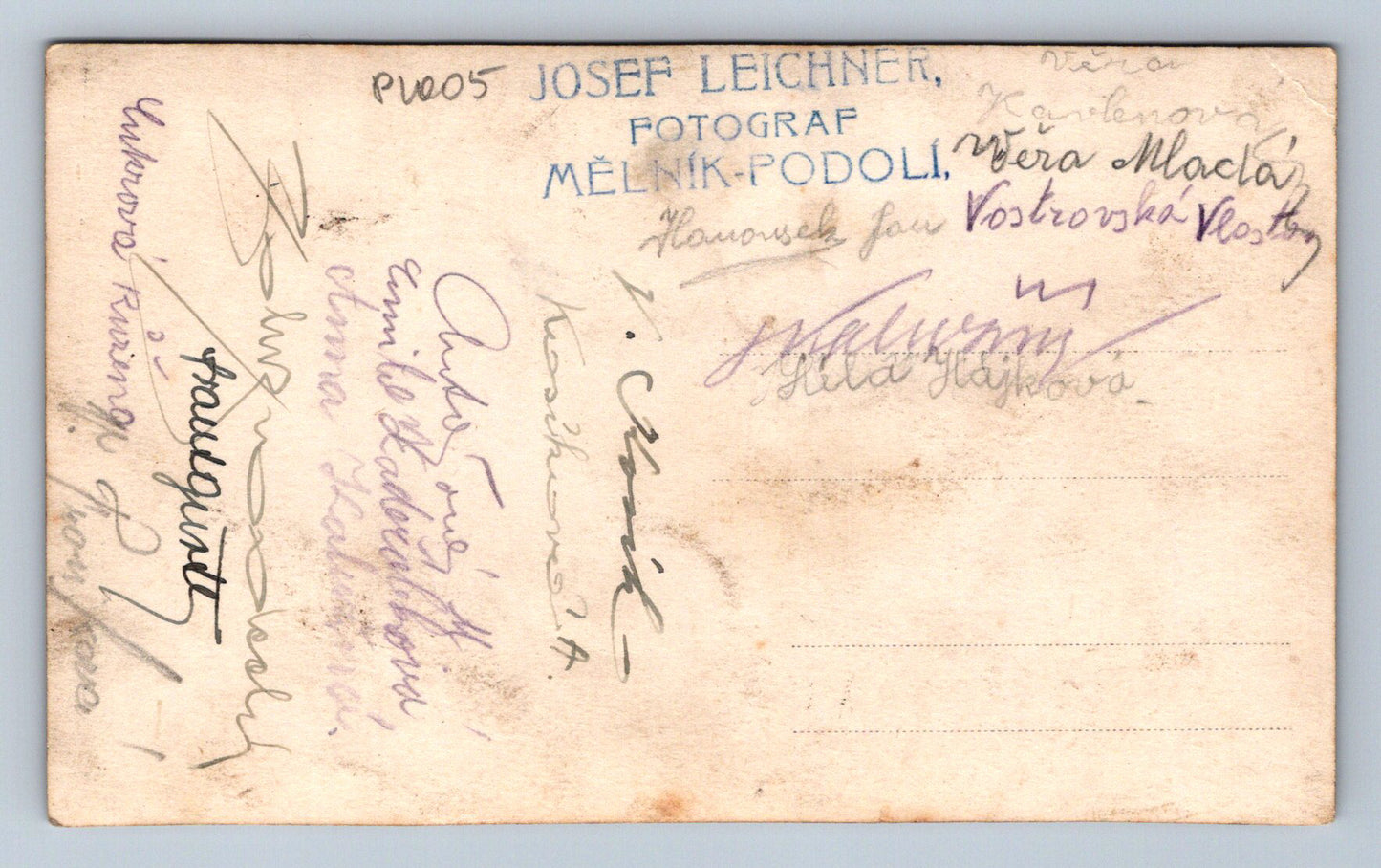 Pohlednice Mělník 1930 - foto Josef Leichner (P1005)