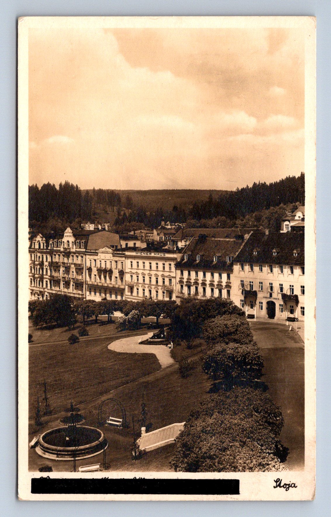 Pohlednice MARIÁNSKÉ LÁZNĚ - Stoja (P1034)