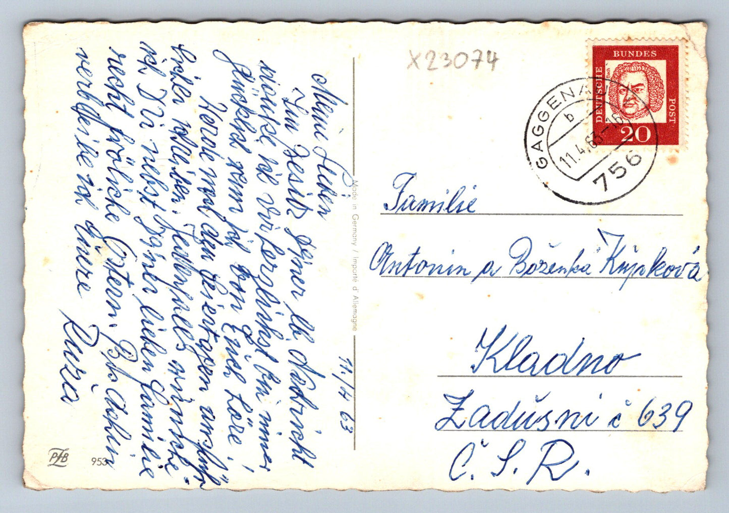 Postcard HAPPY EASTER (X23074)