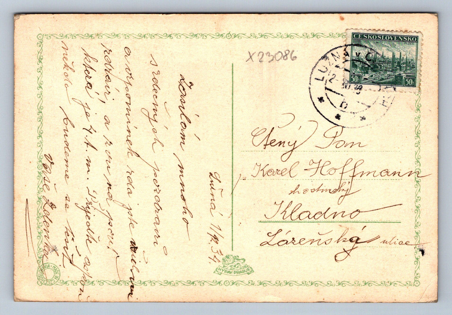 Postcard COTTAGE (X23086)