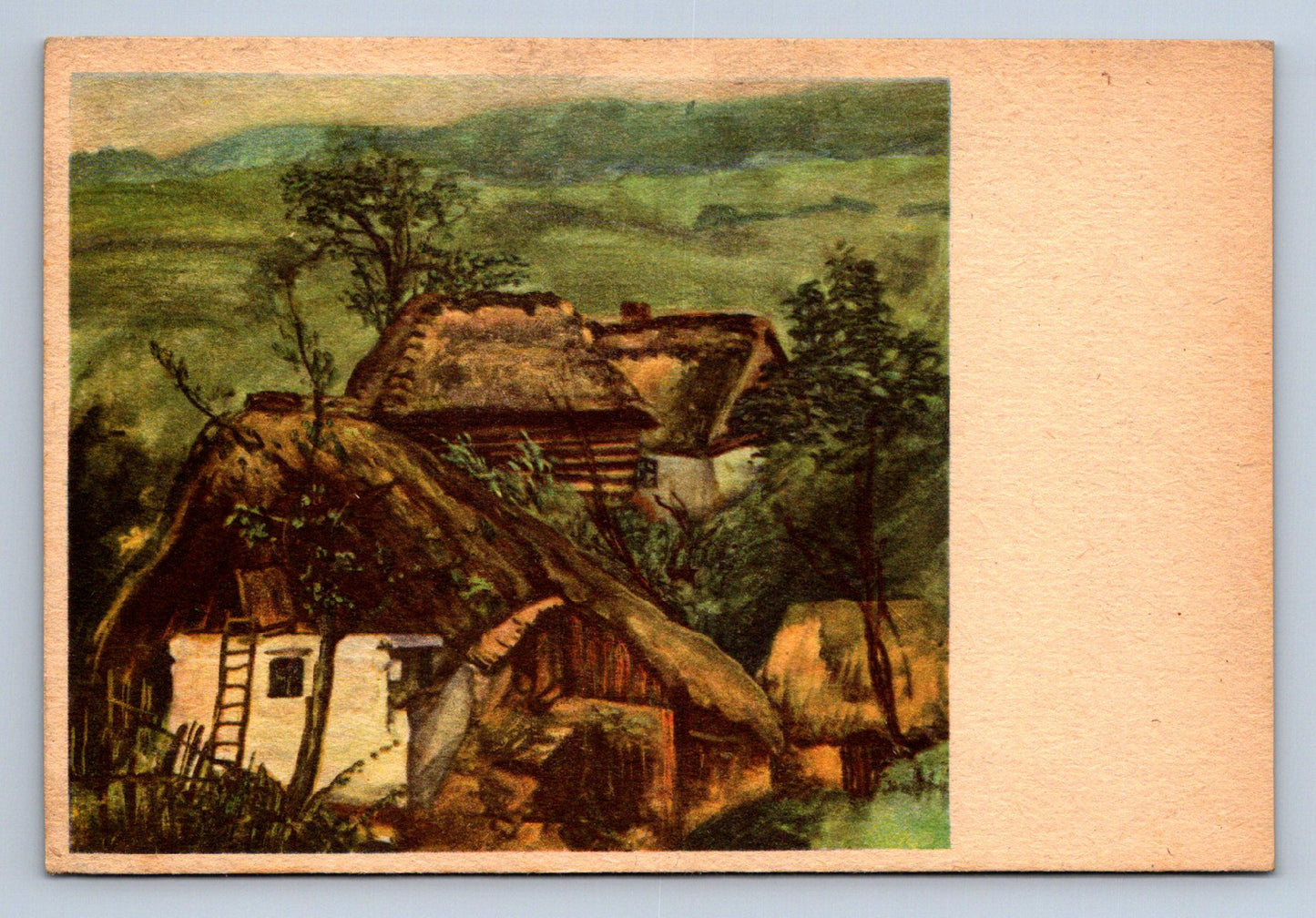 Pohlednice ČESKÉ LIDOVÉ STAVBY V- ANDRES - BOHOLIBY U JÍLOVÉ (X23225)