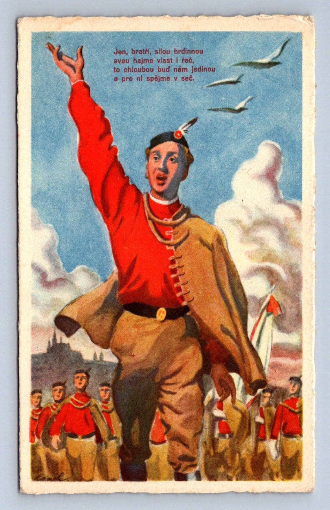 Pohlednice AKADEMICKÝ MALÍŘ B. LONEK (X23250)