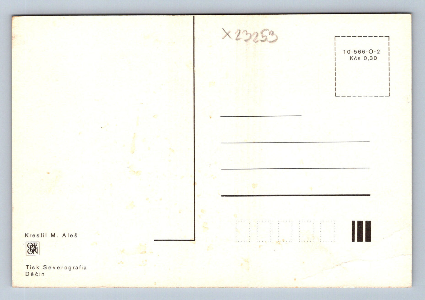 Postcard M. ALEŠ: THROUGH THE WOODS, THROUGH THE GROVE... (X23253)