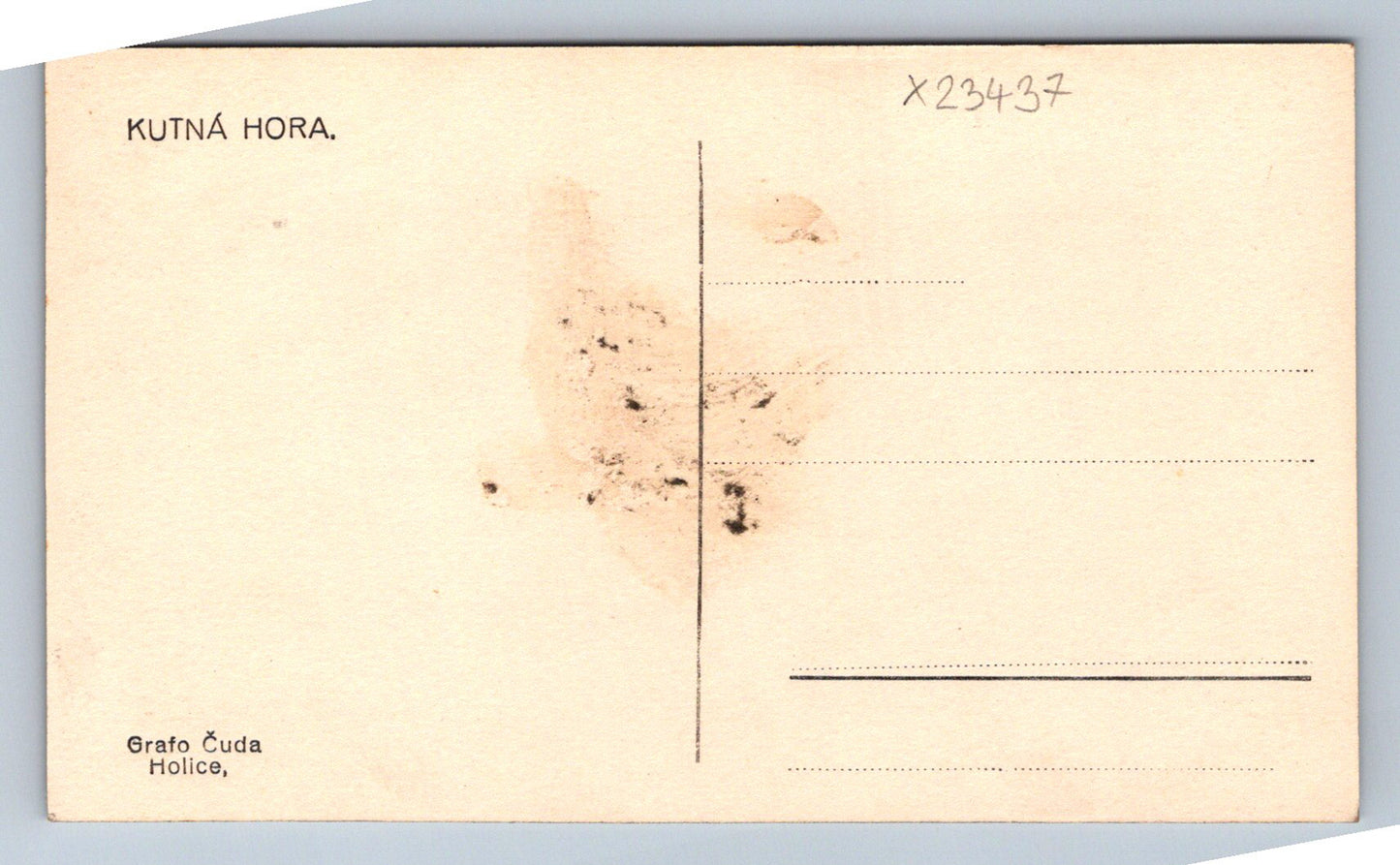 Postcard KUTNÁ HORA - STONE FOUNTAIN (X23437)