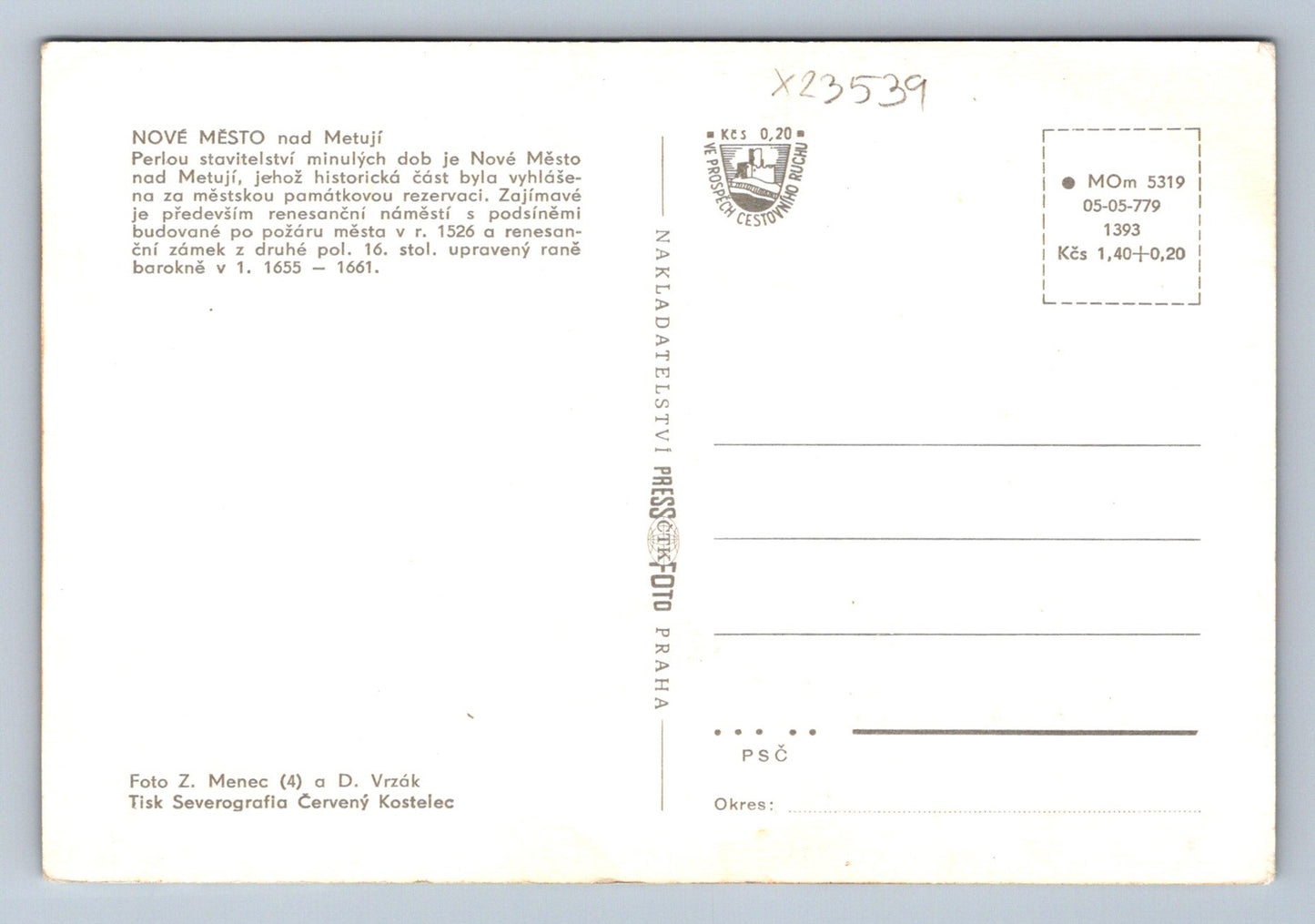 Postcard NEW TOWN OVER METUJI (X23539)