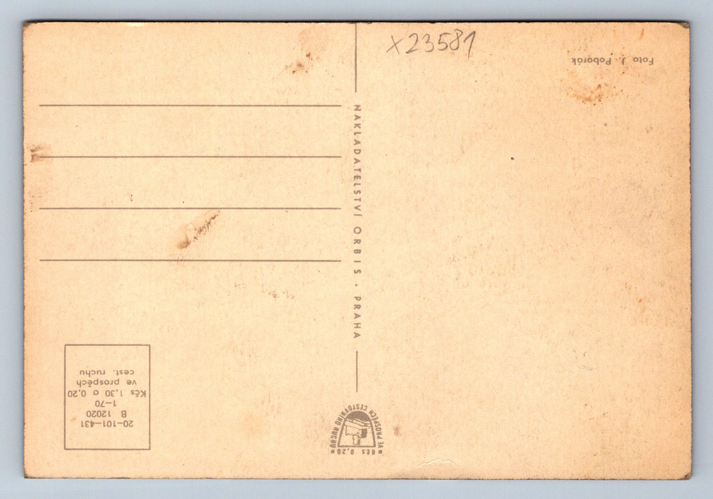 Postcard ŽATEC (X23581)