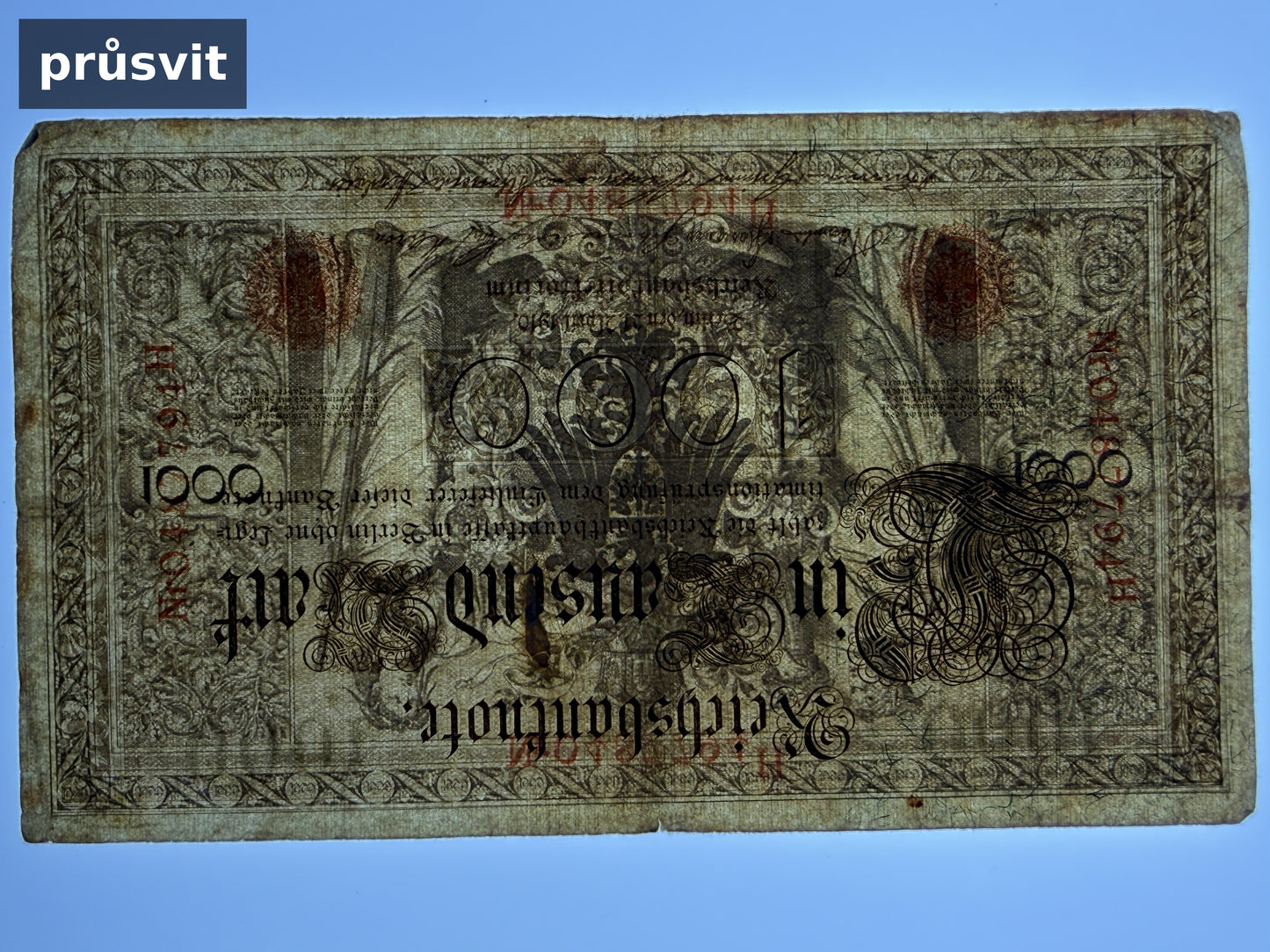 Bankovka Nemecko 1000 Mark 1910 0487794H (B0116)