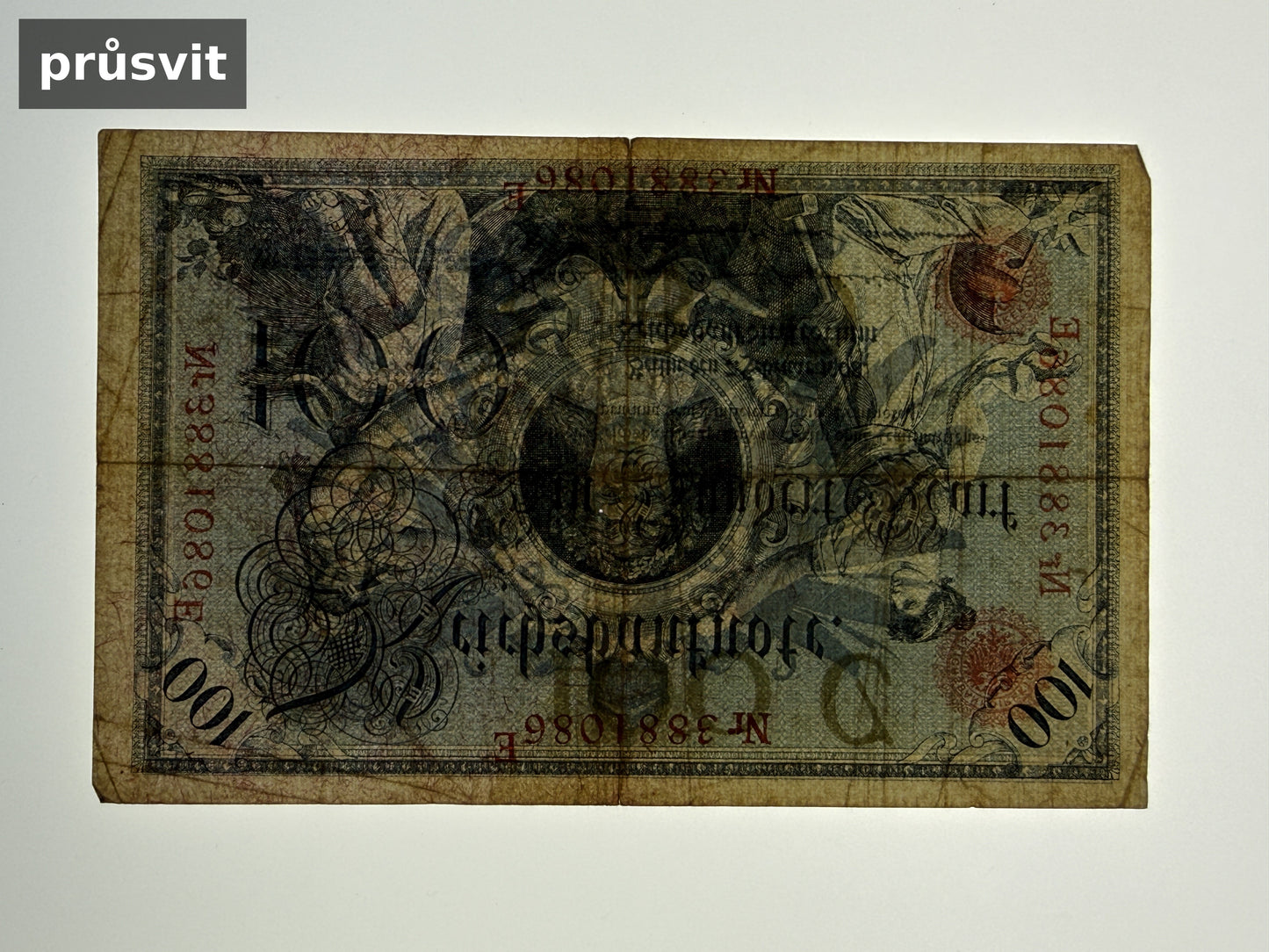 Bankovka Nemecko 100 Mark 1908 E 3881086 (B0119)