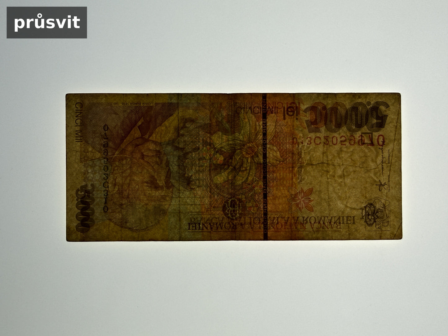 Bankovka Rumunsko 5000 Lei 1998 013C 013C2059970 (B0131)