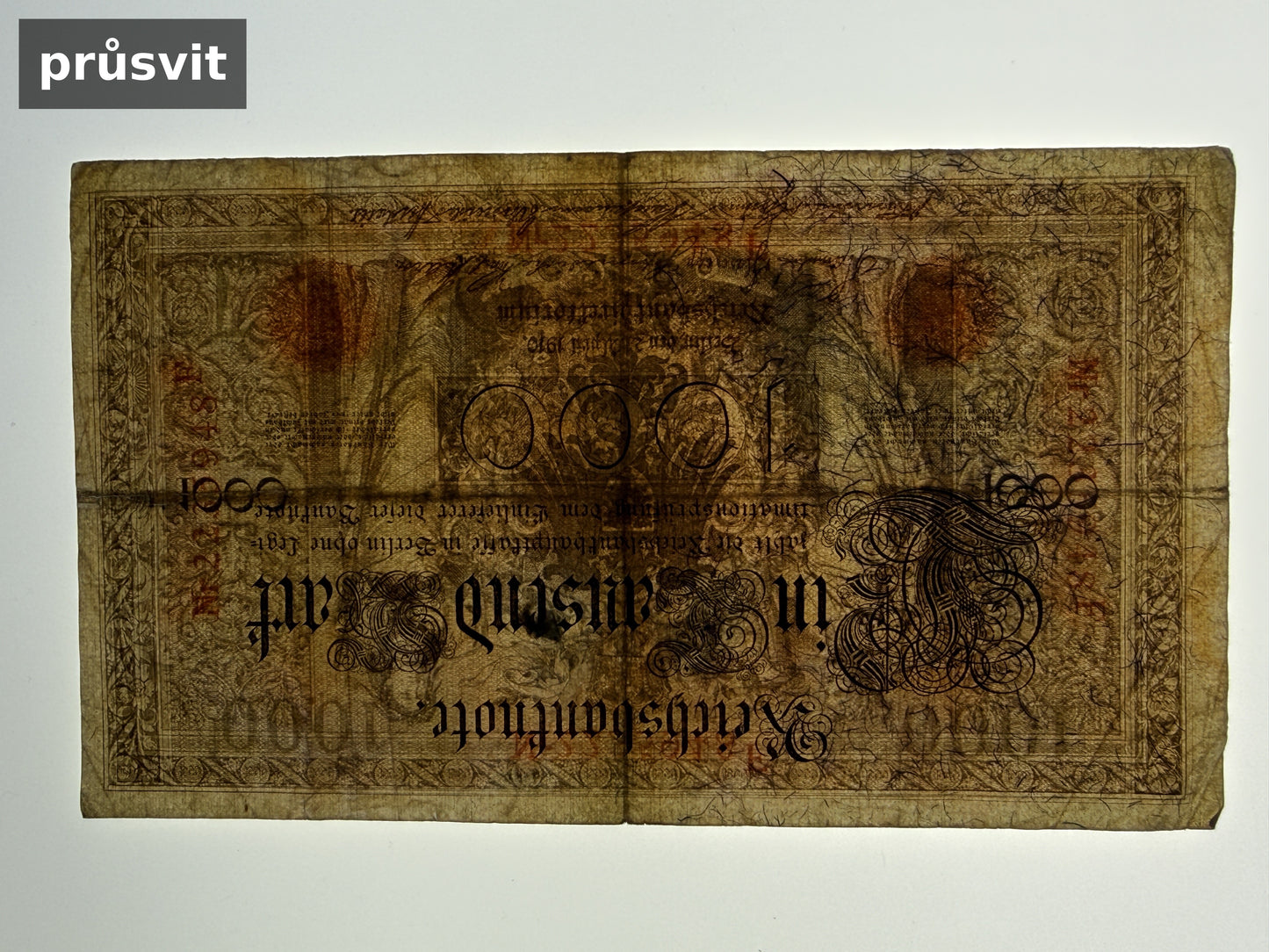 Bankovka Nemecko 1000 Mark 1910 F 2235948 (B0165)