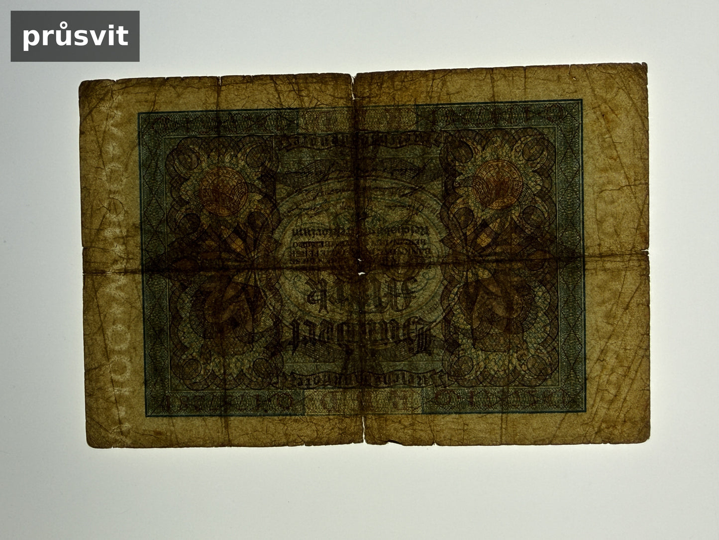 Bankovka Nemecko 100 Mark 1920 Q. H. 177281 (B0181)