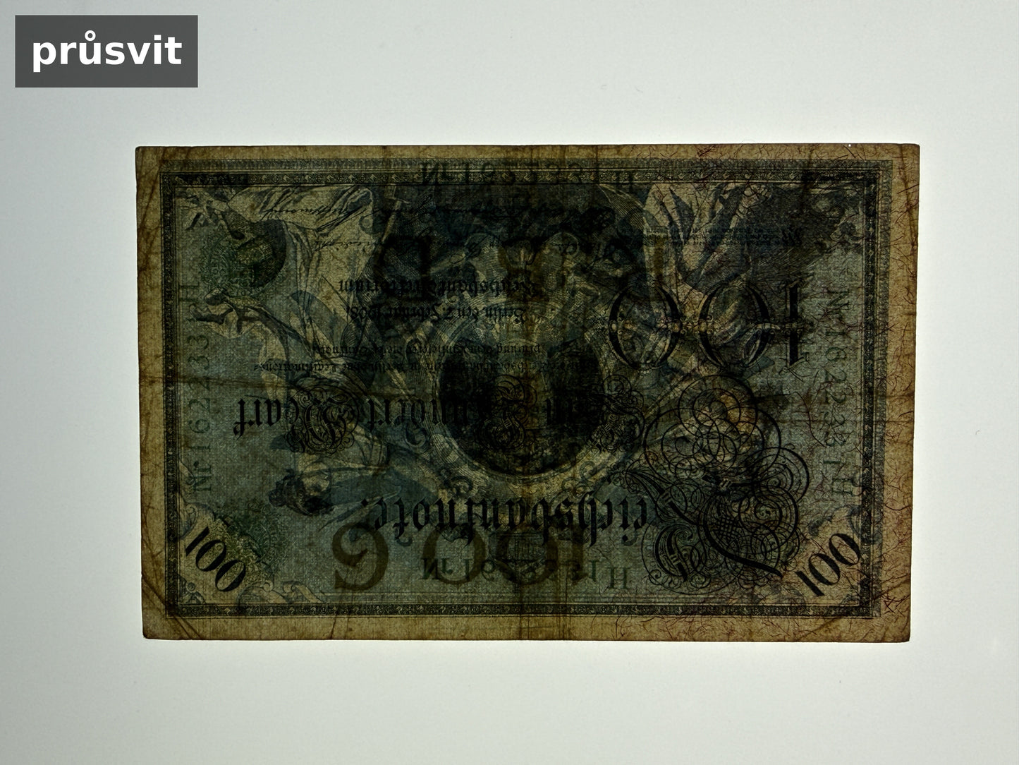 Bankovka Nemecko 100 Mark 1908 H 1622331 H (B0185)