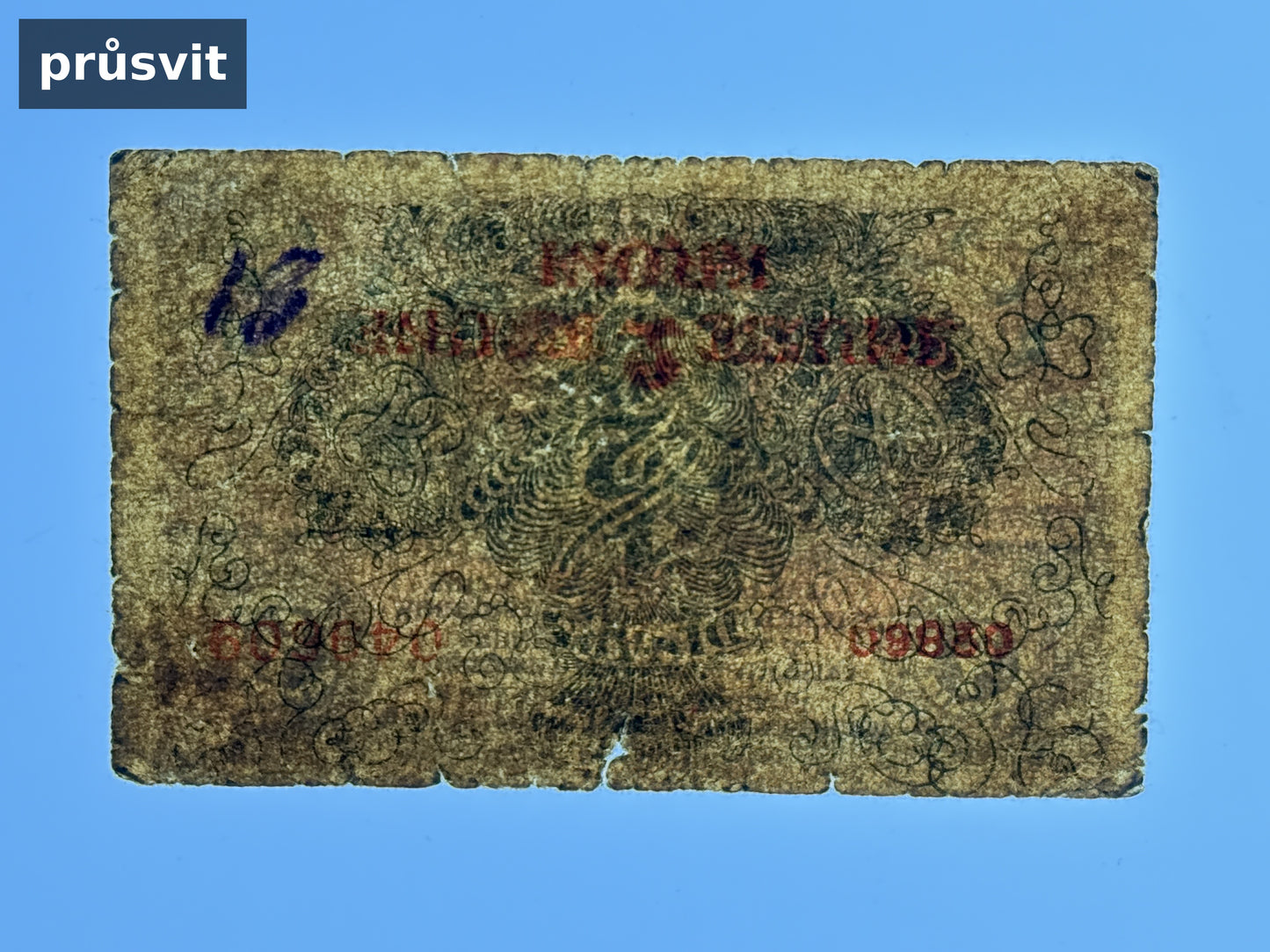 Bankovka 1/2 Dinara 1919 (B0190)