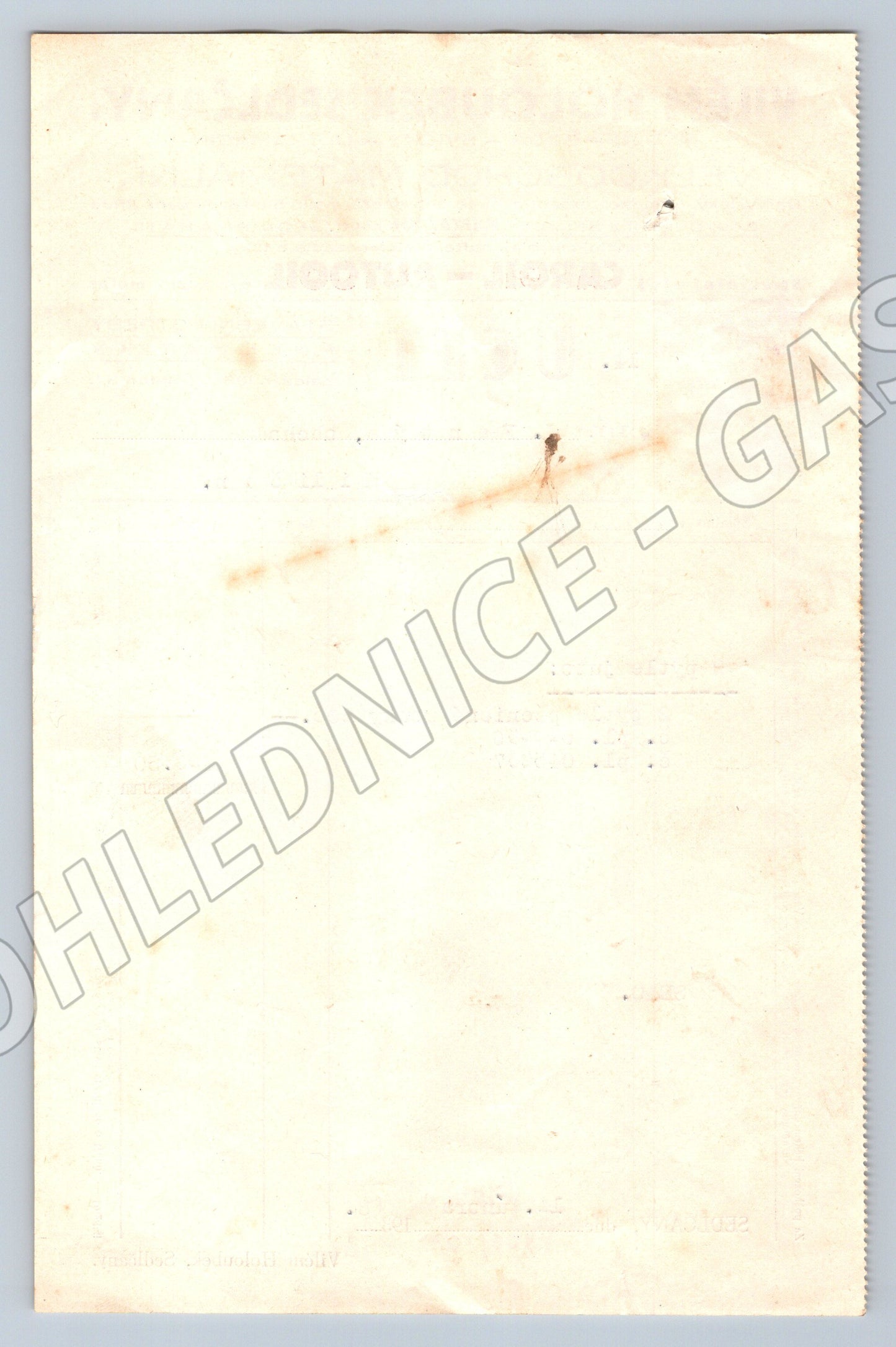 Stary ucet Vilem Holoubek Sedlcany s kolkem 193x (F167)