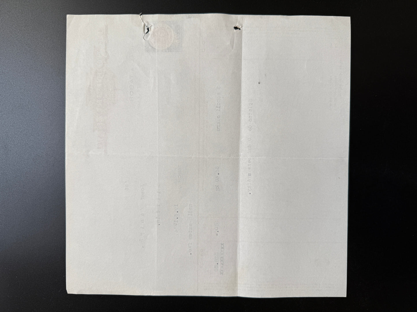 Stary OBCHODNÍ DRUŽSTVO Tábor faktura 1934 kolek (F206)