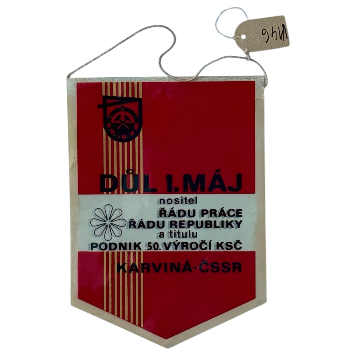 Vlaječka Důl 1. Máj Karviná-ČSSR nositel Řádu práce (V146)