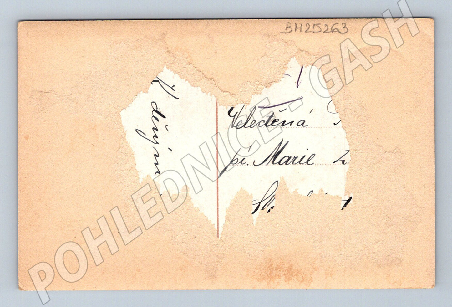 Pohlednice dítě s květinami a přáním k jmeninám (BM25263)