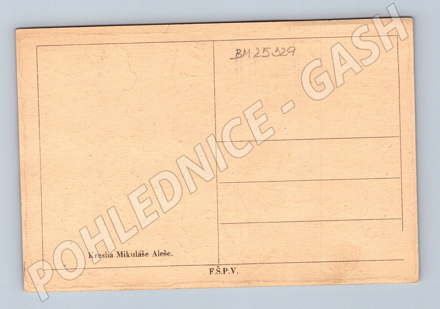 Pohlednice Mikoláš Aleš sen bitva (BM25329)