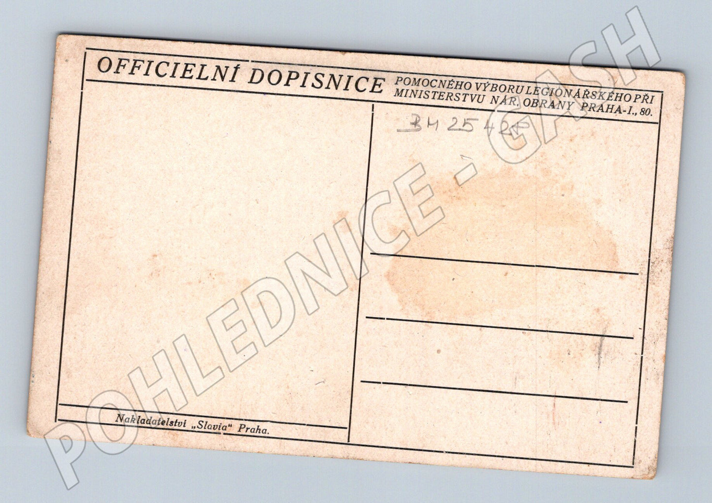 Pohlednice T. G. Masaryk reprodukce obrazu (BM25428)
