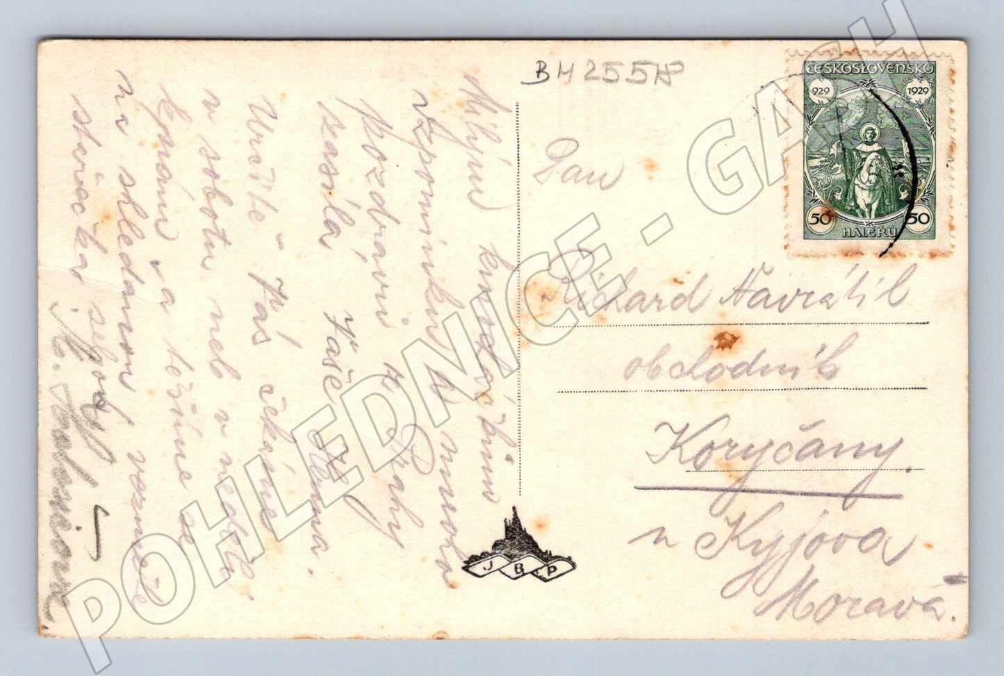 Pohlednice Praha Prašná brána 1929 (BM25518)