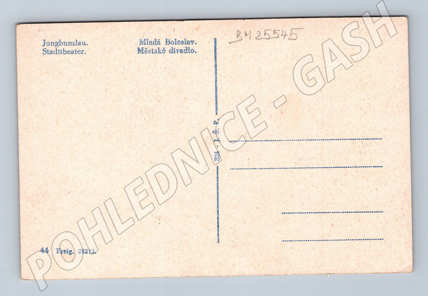 Pohlednice Mladá Boleslav Městské divadlo (BM25545)