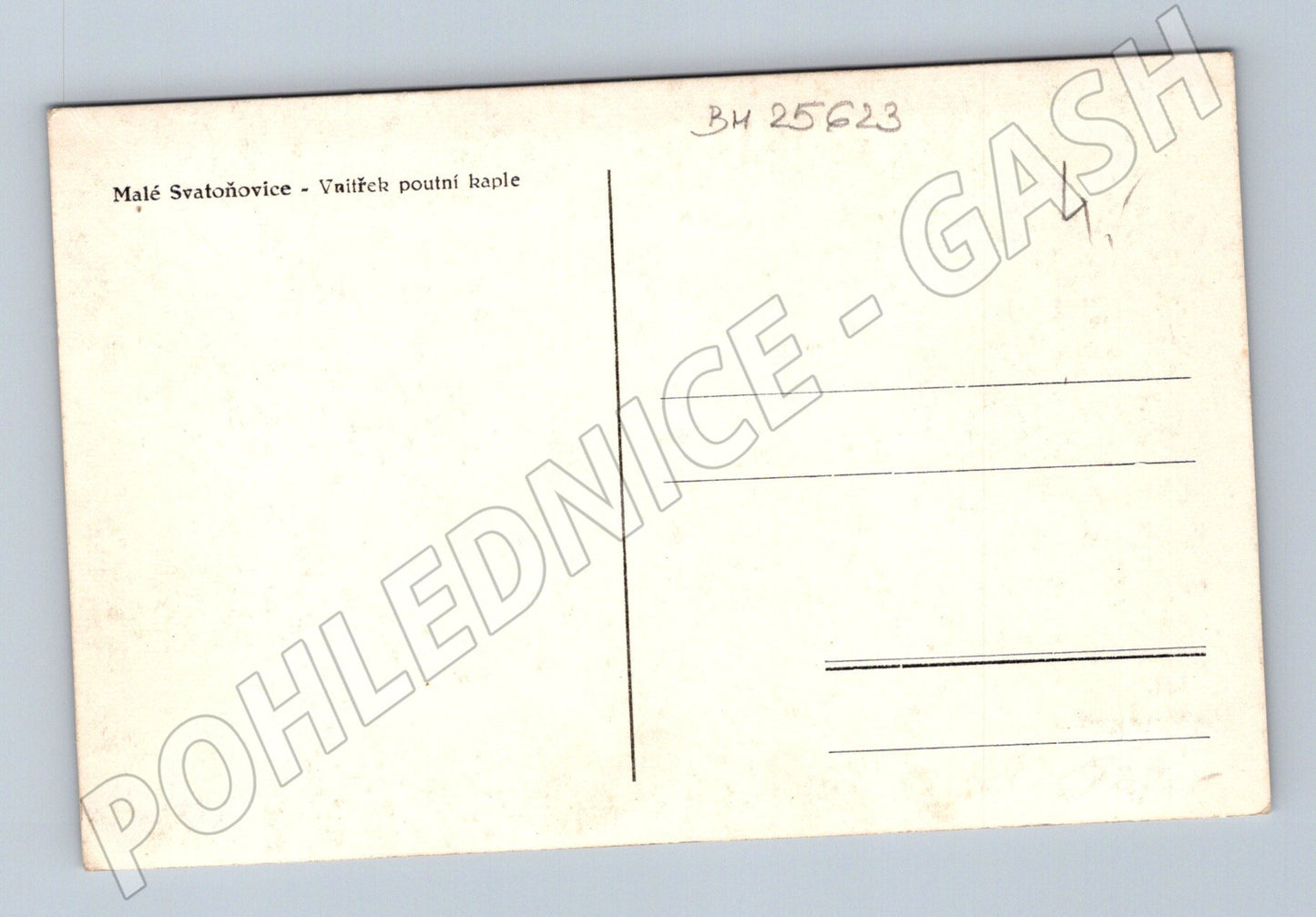 Pohlednice Malé Svatoňovice poutní kaple (BM25623)