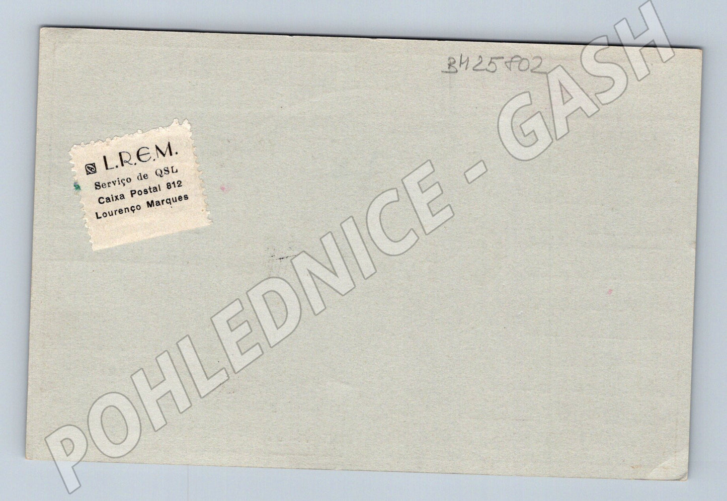 Pohlednice Mosambik QSL karta radioamatér OK1KCP CR7ES 1971 (BM25802)