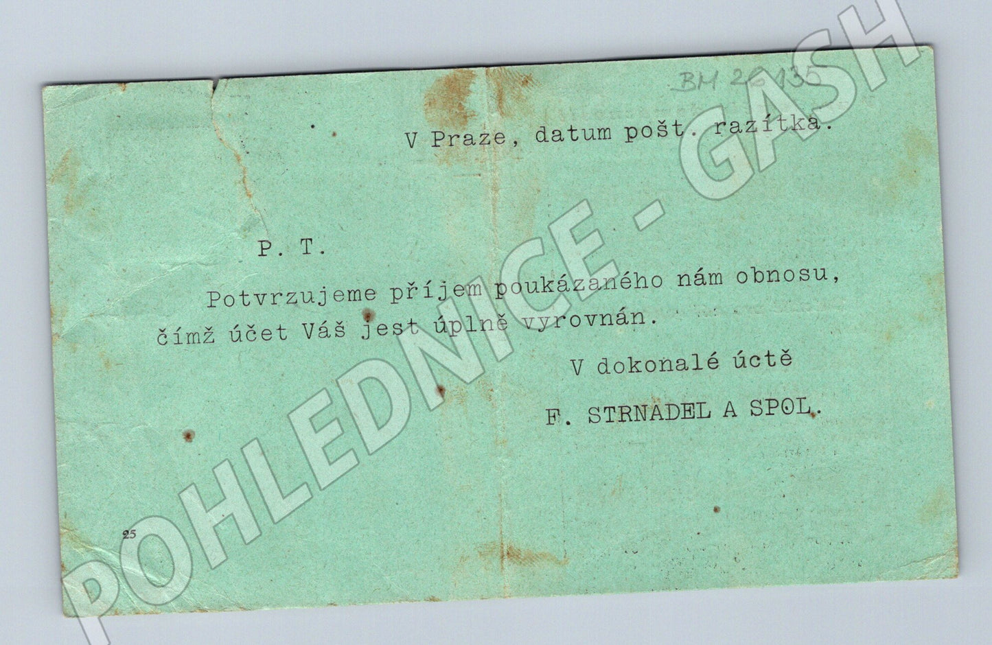 Pohlednice Praha reklamní kniha Dr. Šimsa 1930 (BM26135)