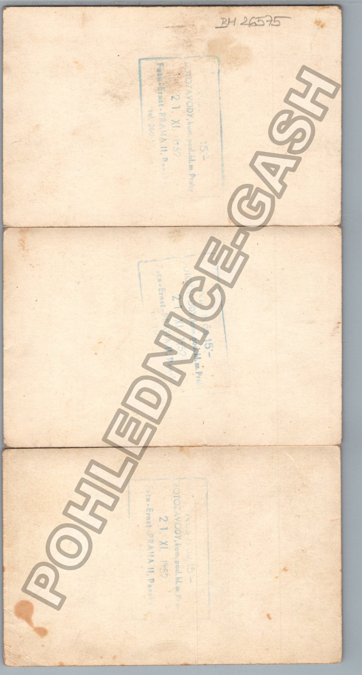 Stará fotografie Praha slavnostní událost a portréty 1952 (BM26575)