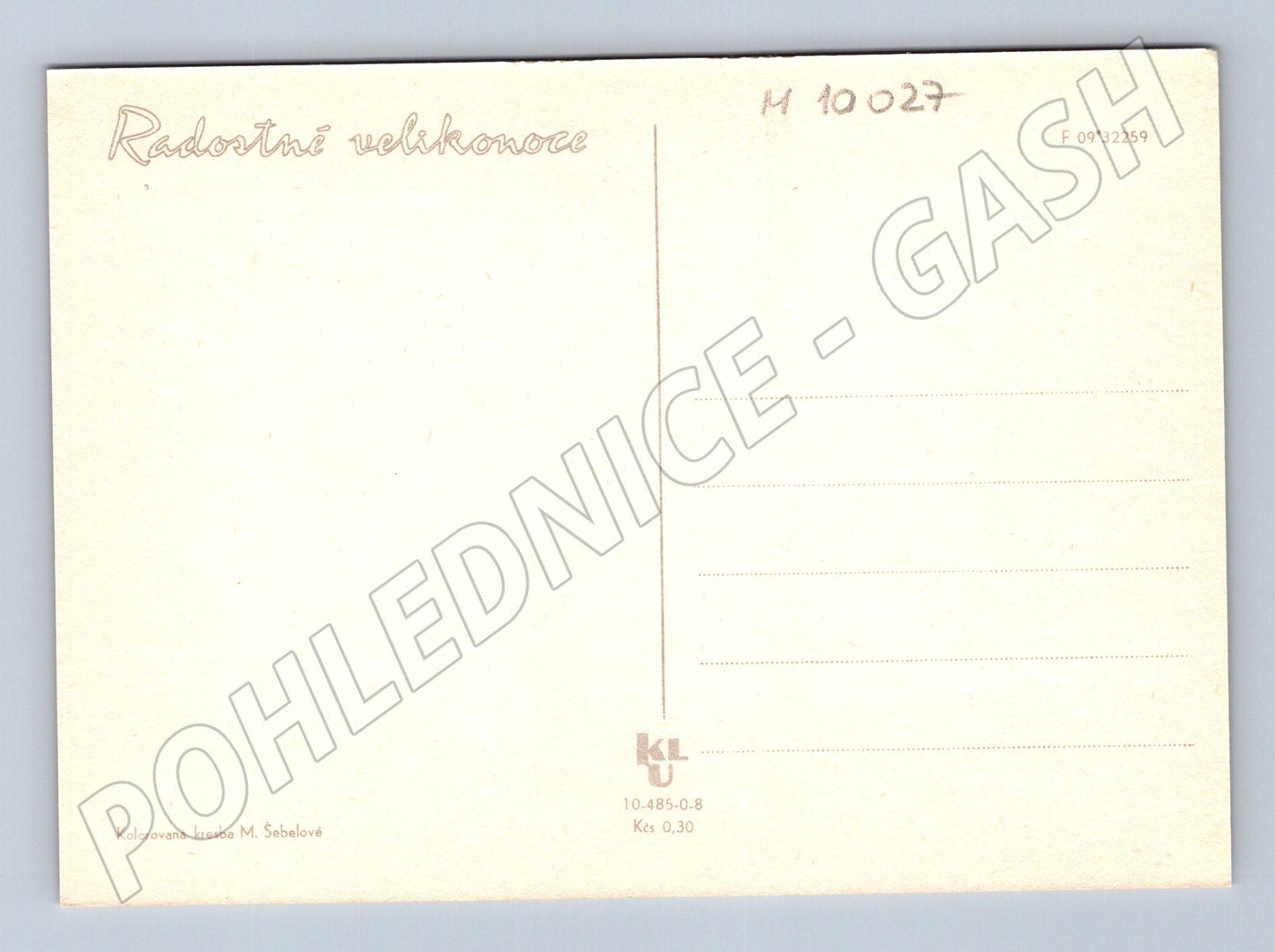 Easter postcard Happy Easter M Šebelová (M10027)