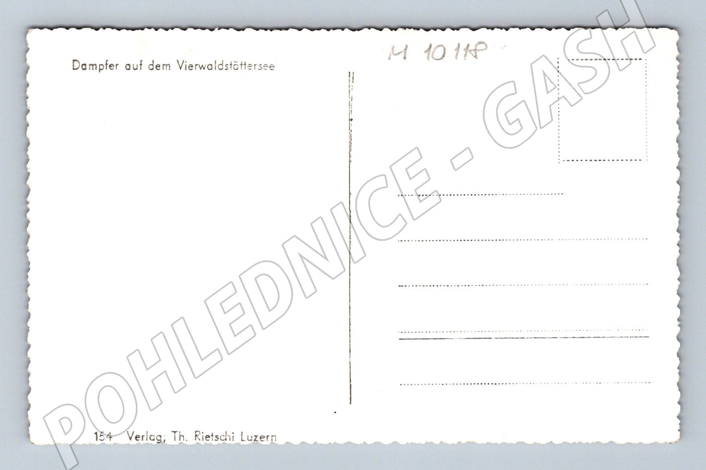 Steamboat on Lake Lucerne Switzerland Alps (M10118)