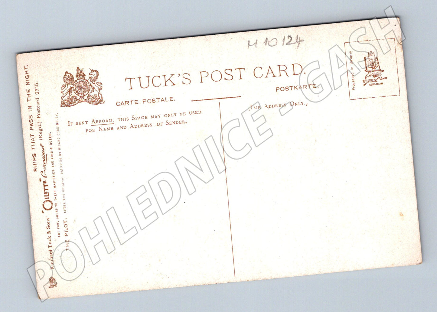 Ships That Pass in the Night Tuck's Oilette (M10124)